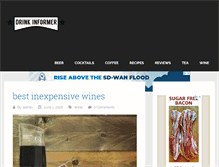 Tablet Screenshot of drinkinformer.com